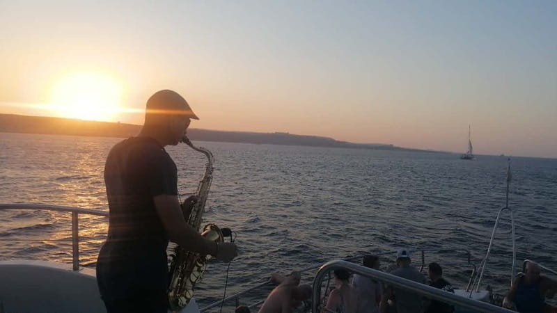 Protaras: Turtle Cove & Blue Lagoon Sunset Cruise - Konnos Beach: the first 30-minute water break
