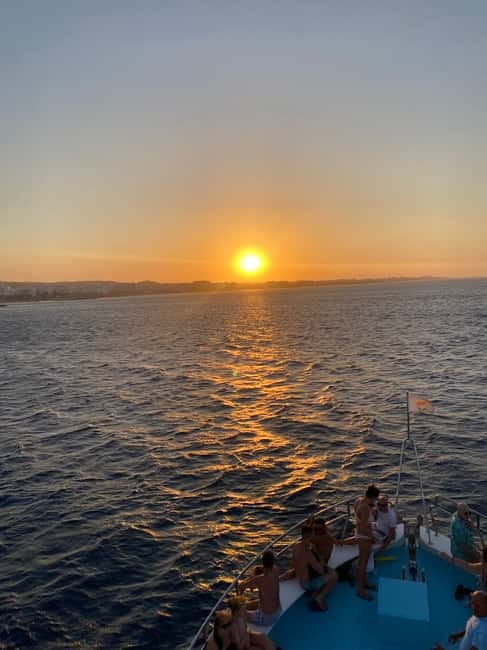 Protaras: Turtle Cove & Blue Lagoon Sunset Cruise - Sunset on the Mediterranean