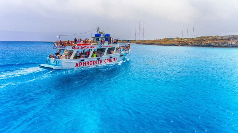 Protaras: Turtle Cove & Blue Lagoon Sunset Cruise - Music, dancing, and the ride home