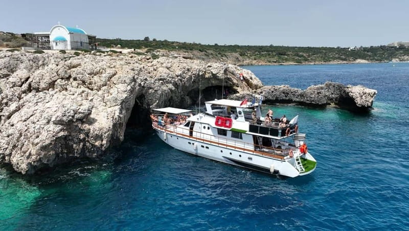 Protaras: Waterworld Turtle Cove Cruise with Swim Stops - The Blue Lagoon swim stop