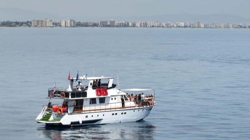 Protaras: Waterworld Turtle Cove Cruise with Swim Stops - A family-friendly boat day with a few useful comforts