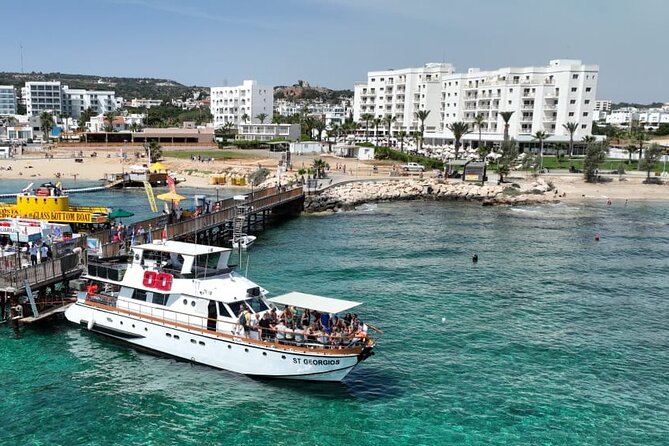 Protaras: Waterworld Value Cruise. 3 Swim Stops & slide! - The Blue Lagoon swim stop