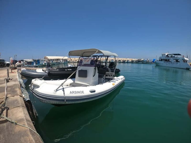 Self-Drive Boat Hire to Blue Lagoon & Akamas – Choose a Boat - Starting at Latchi Harbour