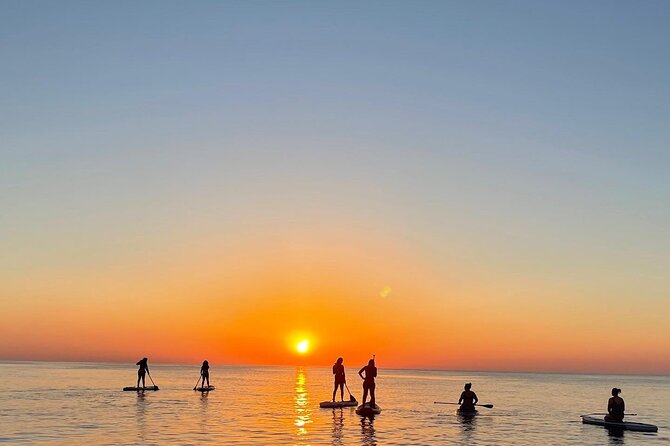 Sunrise SUP at Protaras, Green Bay - The safety briefing and equipment introduction