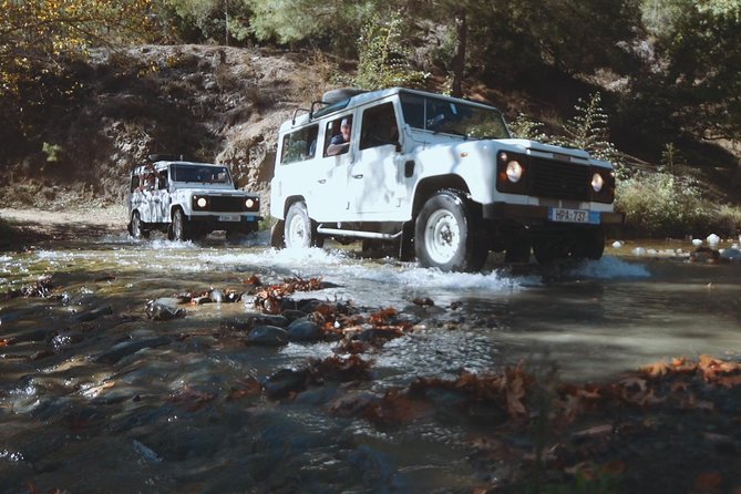 Surf and Turf Full Day Jeep & Boat Combination Tour from Paphos - The jeep ride into Avakas Gorge