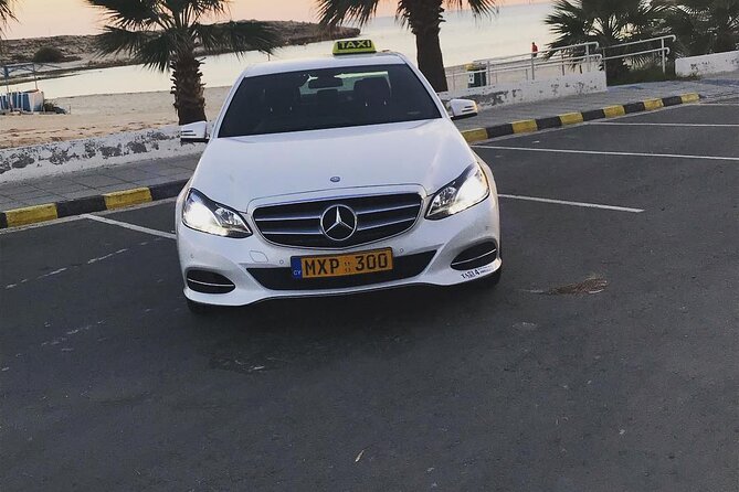 Taxi transfer from LCA airport to Ayia Napa or Ayia Napa to LCA airport - What the ride feels like in practical terms