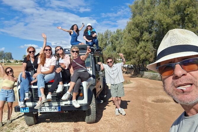 The Super Team: Akamas & Avakas Jeep Safari from Paphos - Latchi harbor gives you an hour to eat