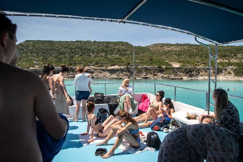 Transfers: Paphos to Latchi, BBQ & Waterslide Cruise - Swimming at the Blue Lagoon