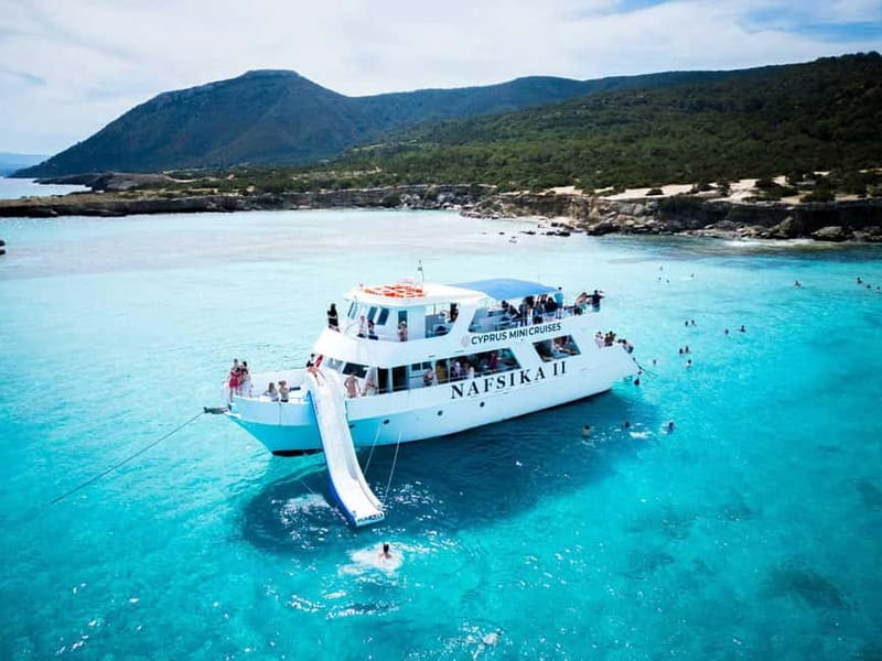 Transfers: Paphos to Latchi, BBQ & Waterslide Cruise - Boarding Nafsika II at 3:30 PM