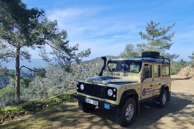 Troodos Mountains Jeep Tour with Wine Tasting - Tzelefos Bridge adds the best historic stop