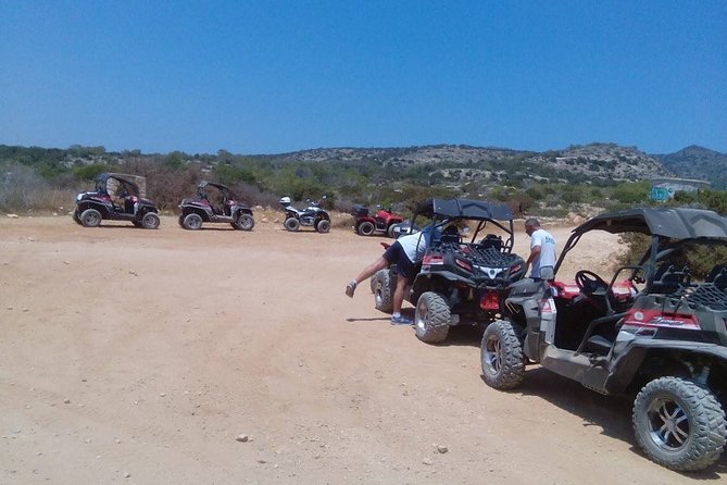Value for money Quad & Buggy Tour to Lara Bay and Adonis Falls - Sea Caves and the Edro III shipwreck