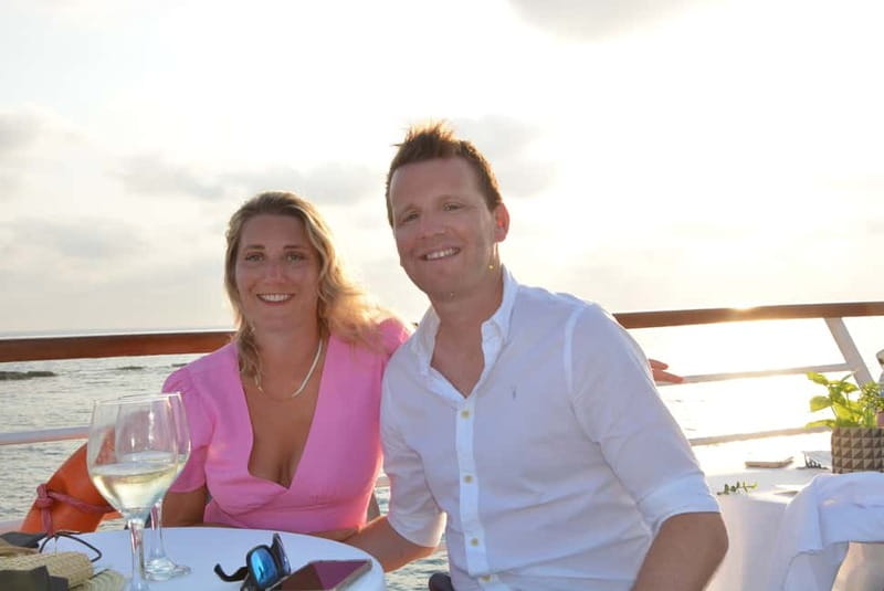 Wave Dancer Deluxe Night Cruise with Fireworks - Adults Only - Sailing east toward Atlantida Bay