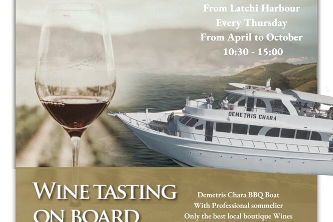 Wine tasting on-board the Demetris Chara BBQboat BlueLagoon tours - Why this boat trip feels different from a standard cruise