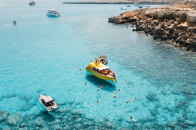 Yellow Boat Cruises: Morning Family Blue Lagoon & Turtle Cruise - Konnos Beach and the Chapel of Saint Anargioi