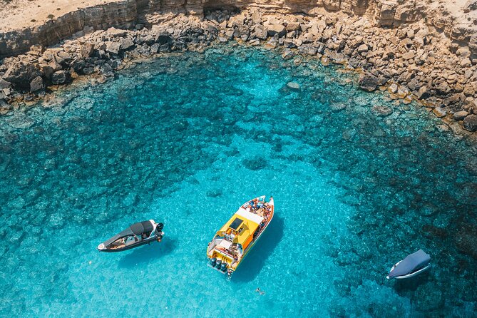 Yellow Boat Cruises: Morning Family Blue Lagoon & Turtle Cruise - Virgin Mary Cave and Lovers Bridge