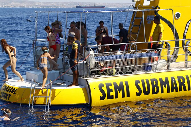 Yellow Semi Submarine Mini Cruise with a Swim Stop - Why this Larnaca boat trip works so well