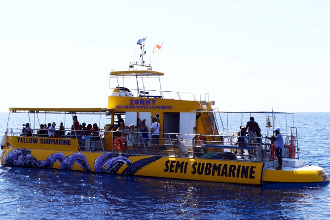 Yellow Semi Submarine Mini Cruise with a Swim Stop - A midday schedule with simple planning