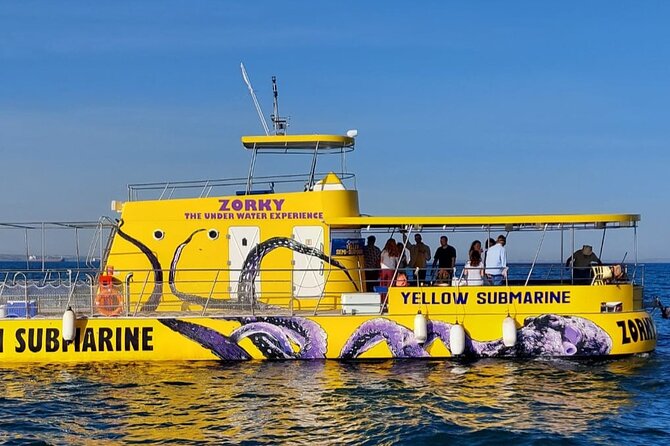 Yellow Submarine Swimming Cruise with Unlimited Drinks - The Zenobia wreck through the underwater cabin