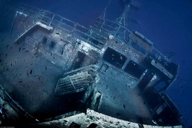 Zenobia Shipwreck Scuba Diving Trip 2x Dives - Second descent: accommodation, cafeteria, and wheelhouse